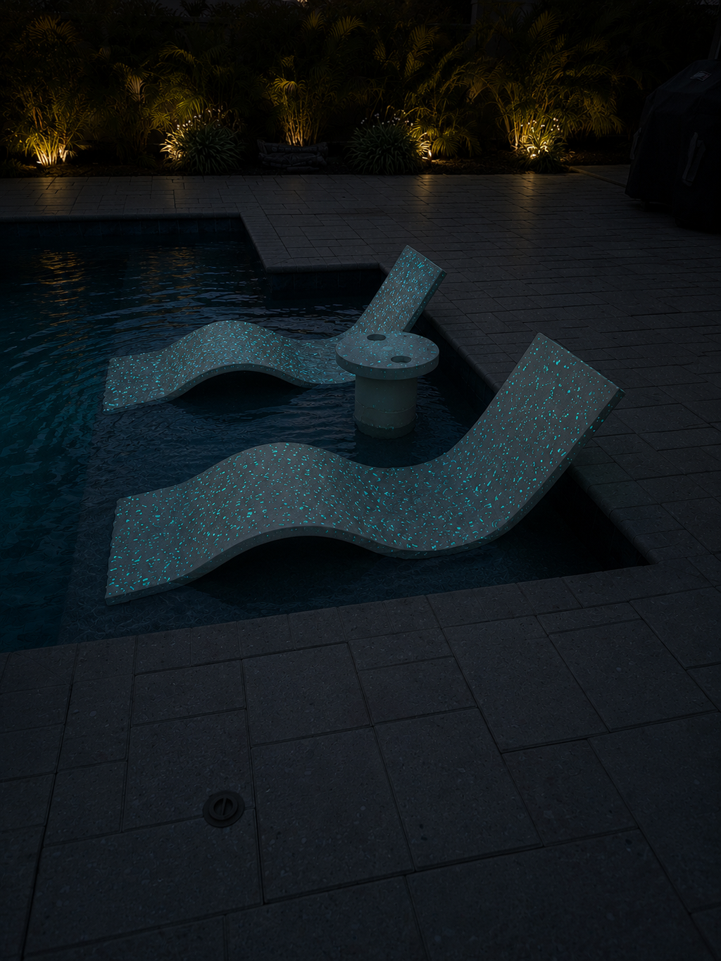 Glow Stone Shelf Lounger