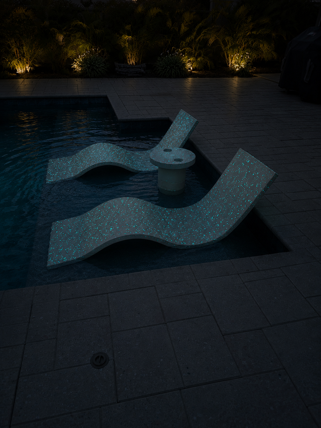 Glow Stone Shelf Lounger