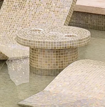 Side Table w/ Cup Holders & Umbrella Holder image 3